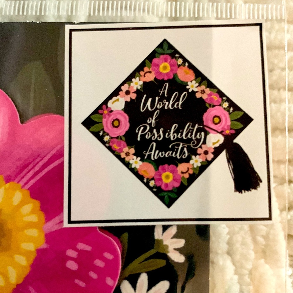 Graduation Cap Sticker - Picture 2 of 2